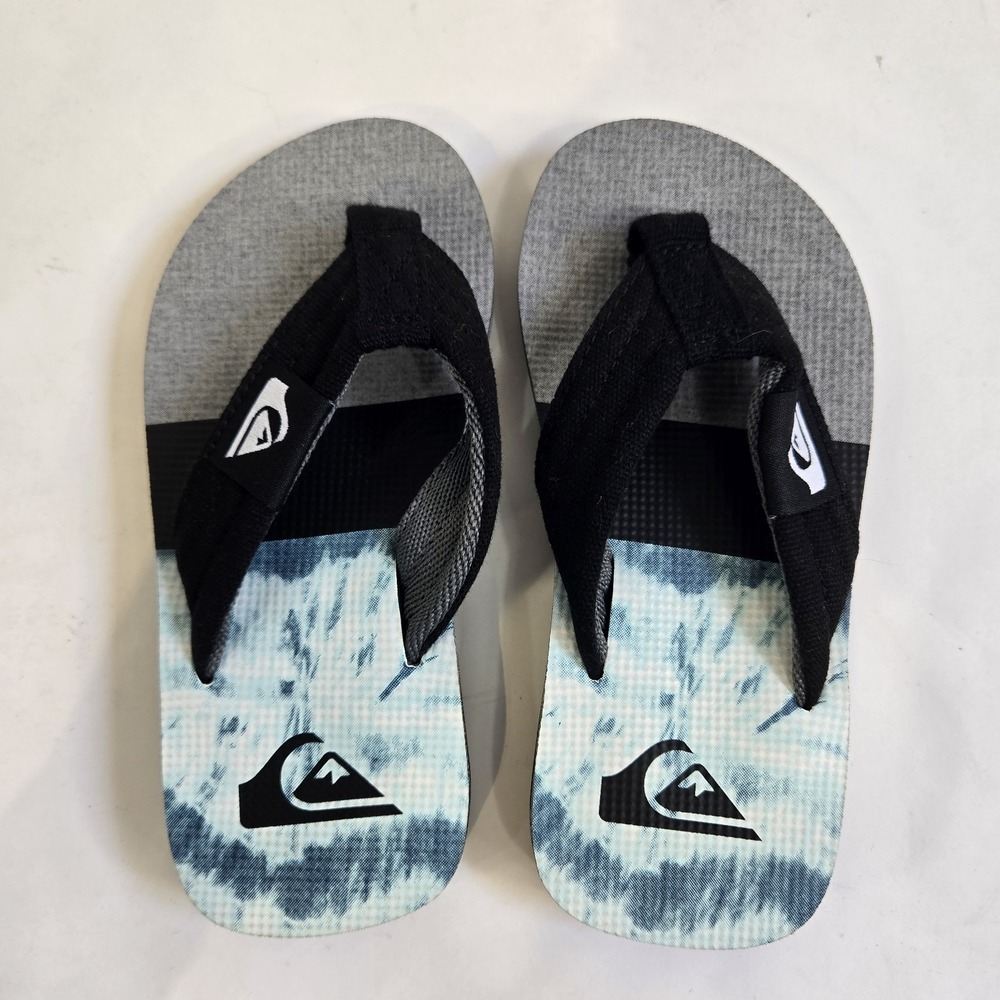 Quiksilver Little Boy Size 11 Youth Molokai Layback Sandals NWOT
